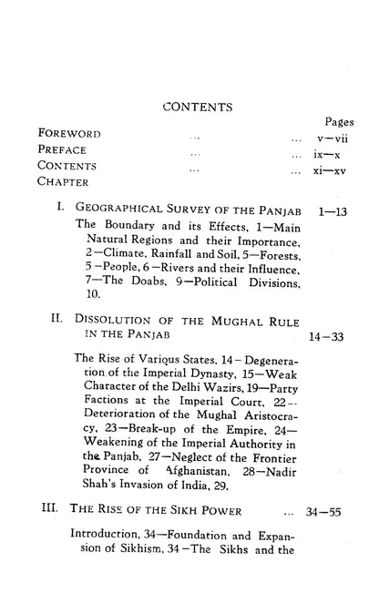 Later Mughal History Of The Punjab  [English]