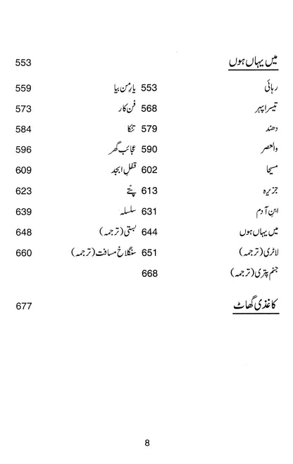 Majmua Khalida Hussain, Pehchan Etc