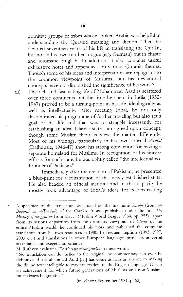 Muhammad Asad (Leopold Weiss) 2 Vols Set [English]