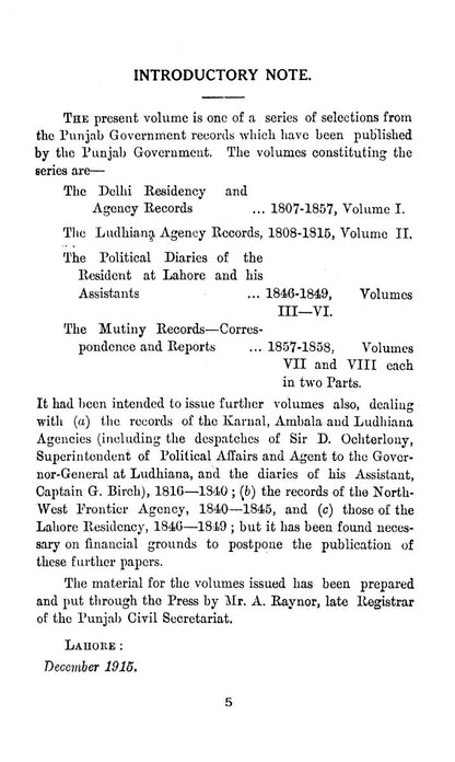 Mutiny Records: Reports (In Two Parts) [English]
