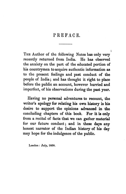 Notes On Revolt North Western Provinces India  [English]