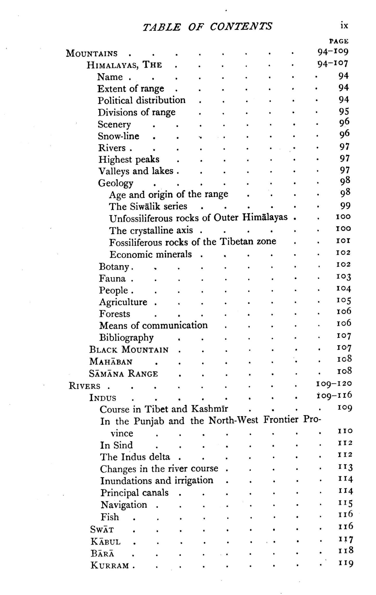 Imperial Gazetteer North West Frontier Province  [English]