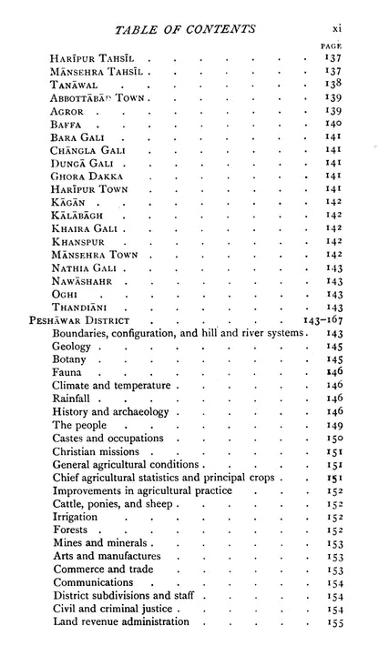 Imperial Gazetteer North West Frontier Province  [English]