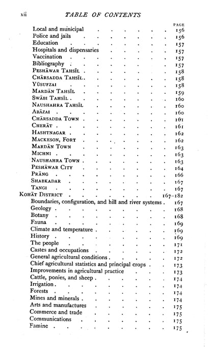 Imperial Gazetteer North West Frontier Province  [English]