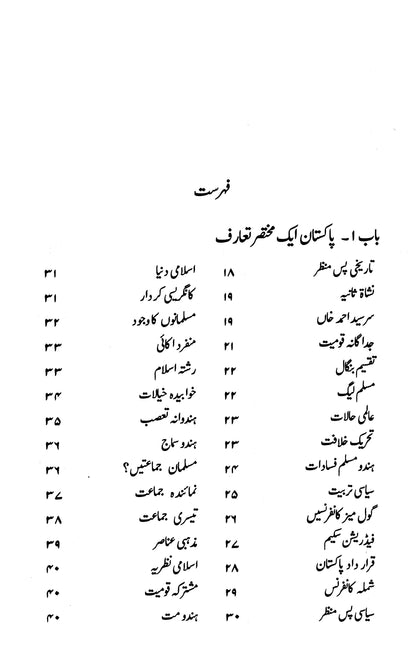 Pakistan : Tarikh, Jamhooriat, Siyasat, Ain