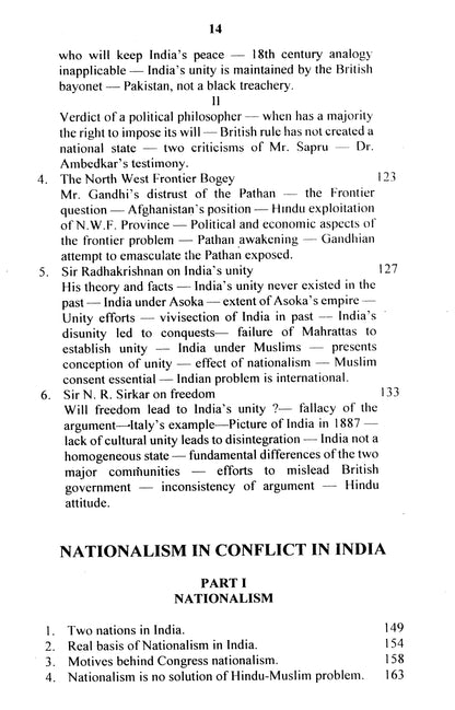 Pakistan & Muslim India-Nationalism In Conflict  [English]