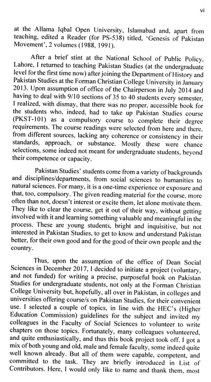 Pakistan Studies: A Book of Readings - Sikandar Hayat  [English]