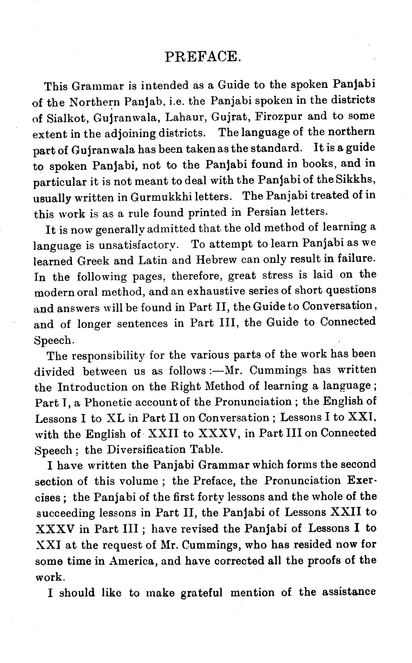 Punjabi Manual And Grammar: English-Punjabi Voc  [English]