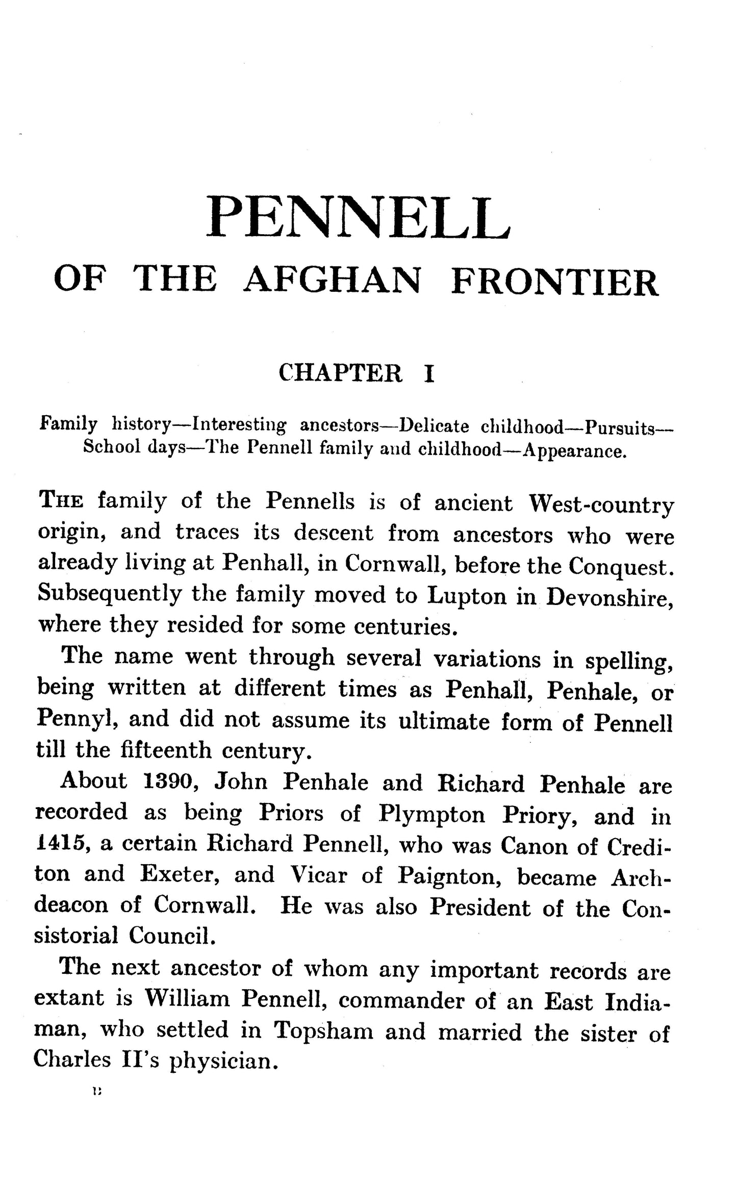 Pennell Of The Afghan Frontier  [English]