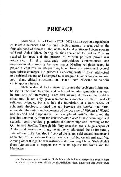 Shah Waliullah (1703 - 1762) [English]