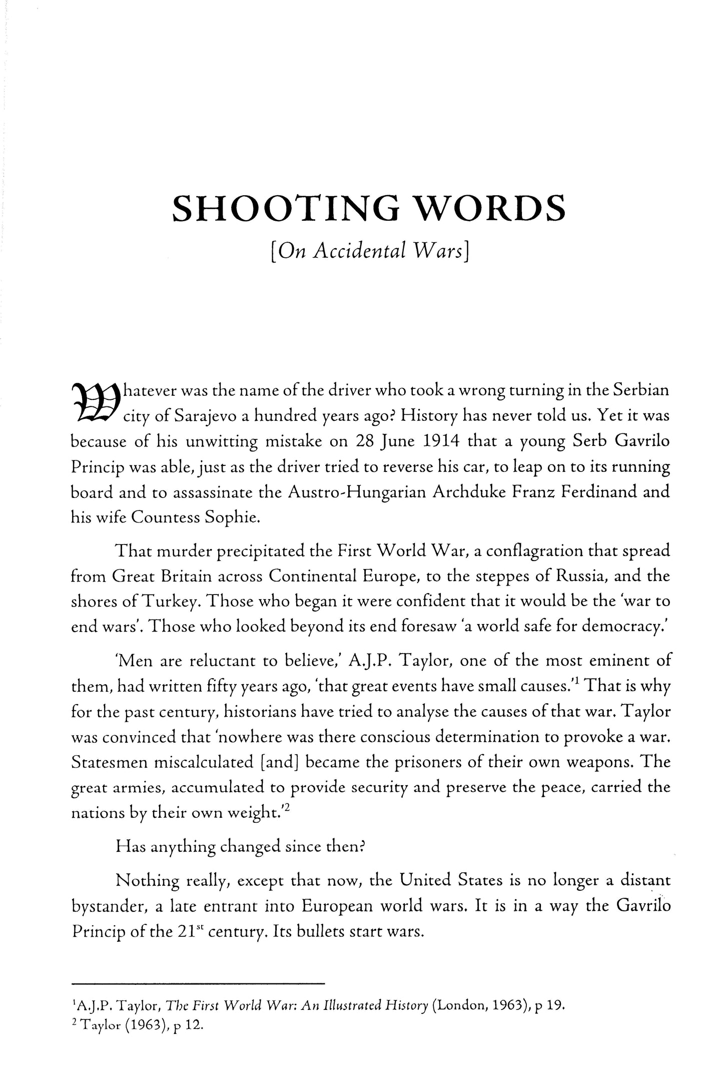 Shooting Words: Writings, 2014-18  [English]