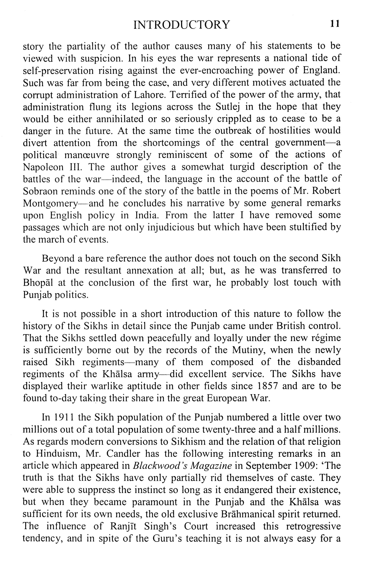 A History Of The Sikhs  [English]