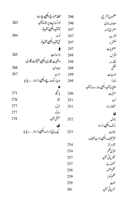 Tanqeedi Istilahat