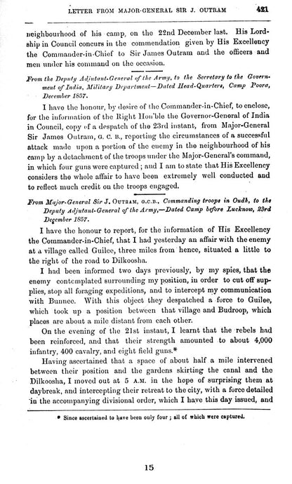 The Indian Mutiny Selection From, 4 Vols [English]