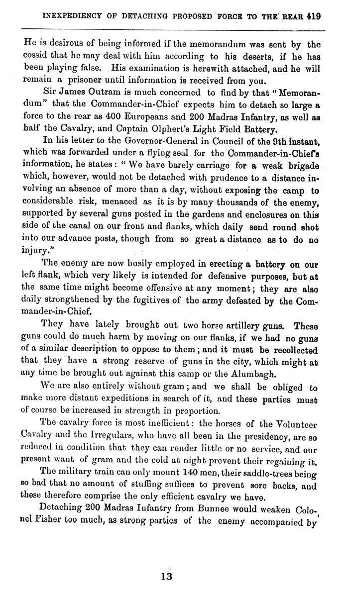 The Indian Mutiny Selection From, 4 Vols [English]