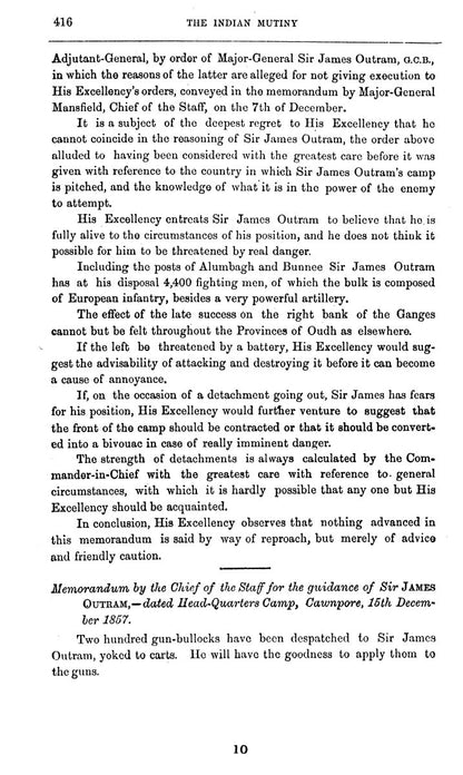 The Indian Mutiny Selection From, 4 Vols [English]