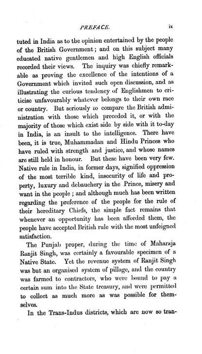 The Rajas Of The Punjab [English]