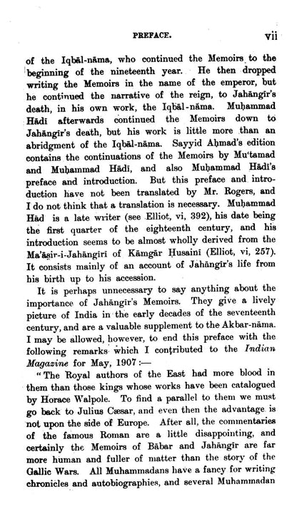 The Tuzuk - I - Jahangiri (Memoirs Of Jahangir) [English]