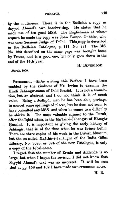 The Tuzuk - I - Jahangiri (Memoirs Of Jahangir) [English]