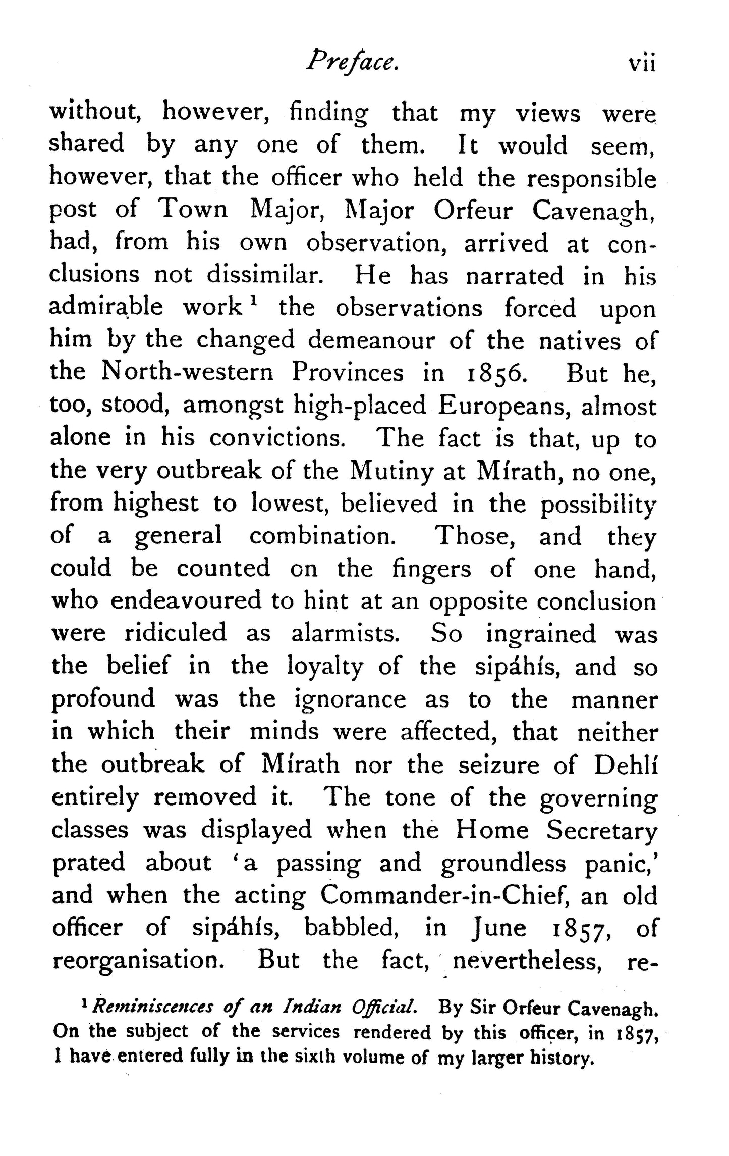 The Indian Mutiny Of 1857  [English]