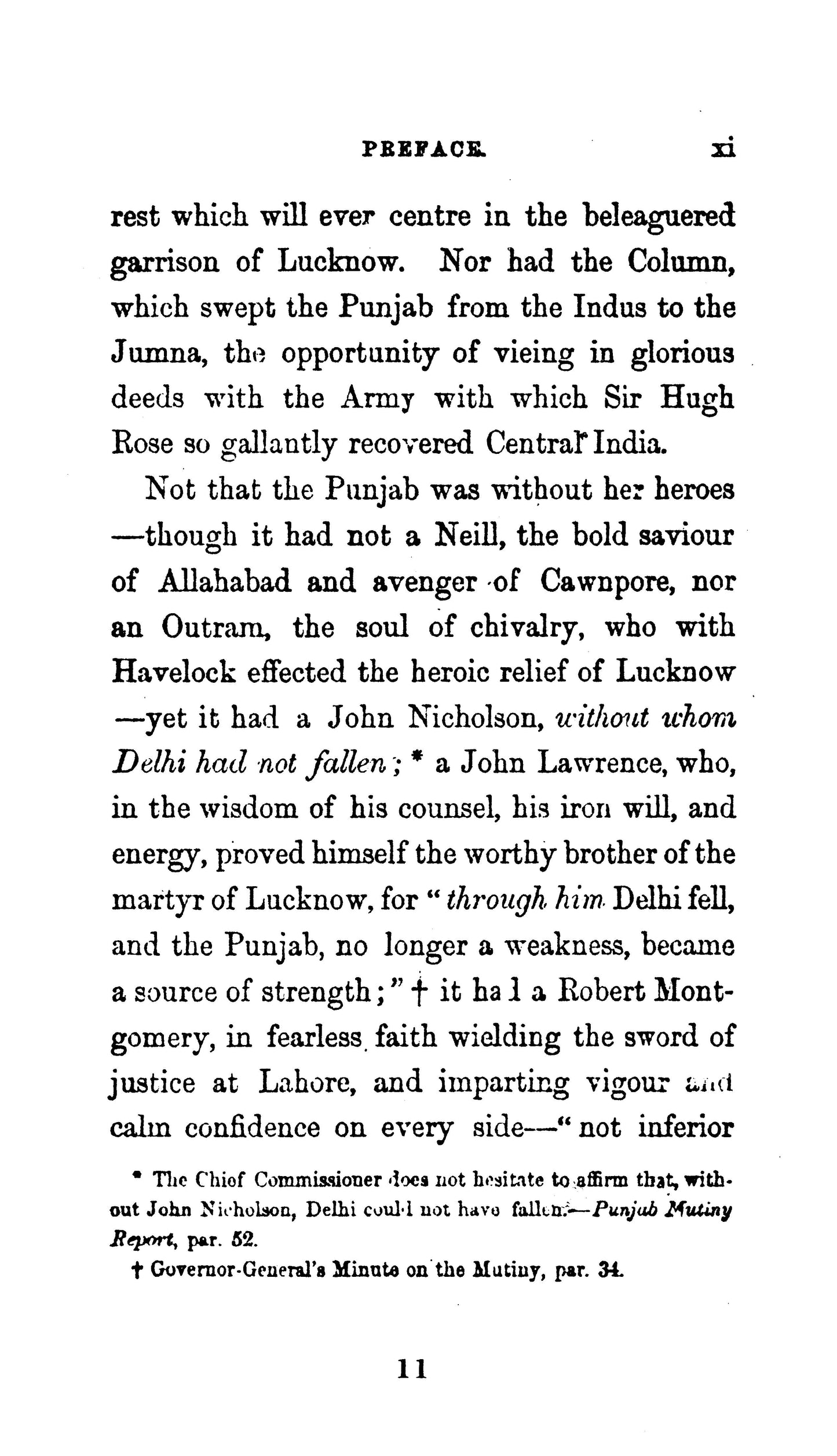 The Punjab & Delhi In 1857  [English]