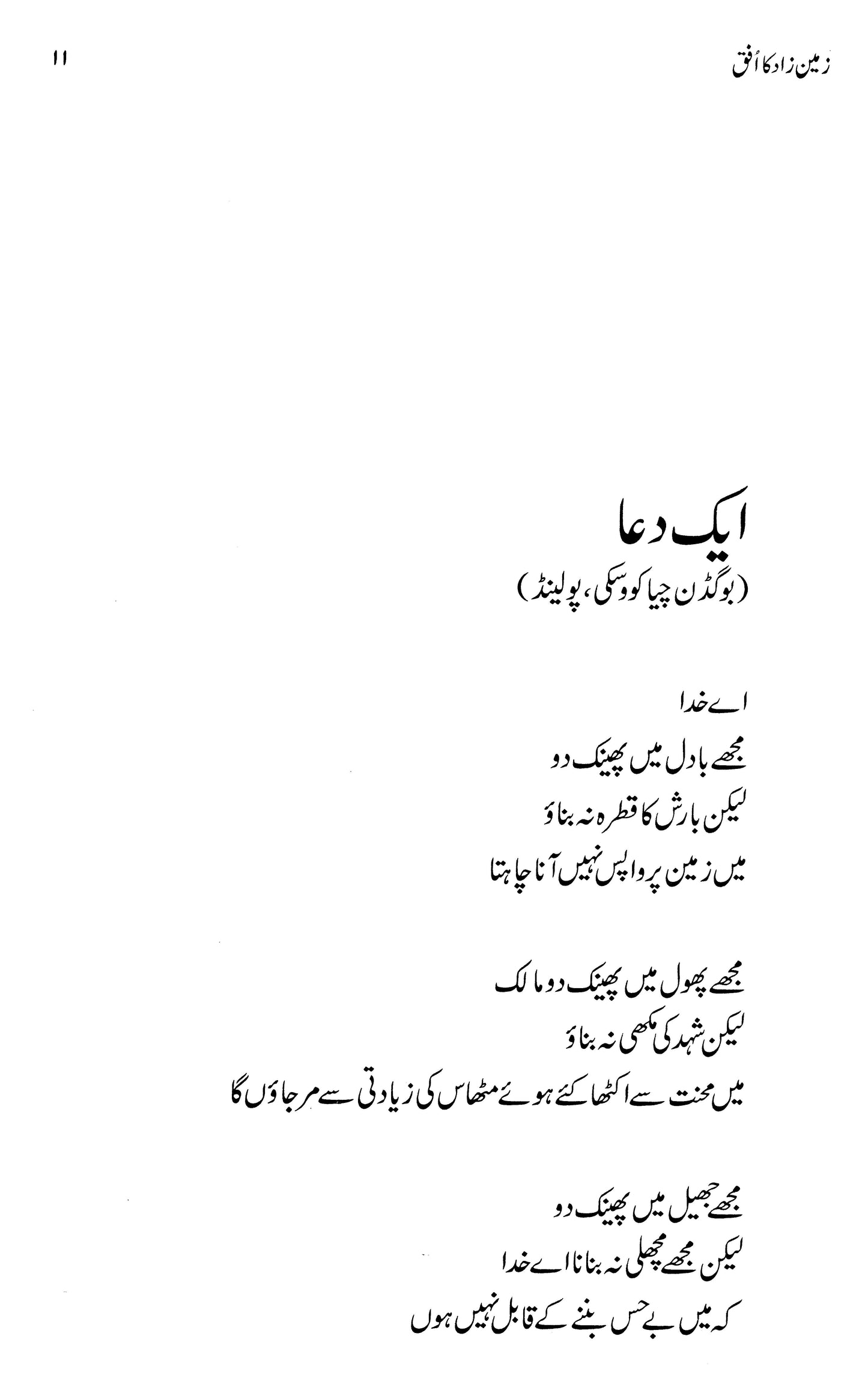 Zameen Zaad ka Ufaq - Asghar Nadeem Syed