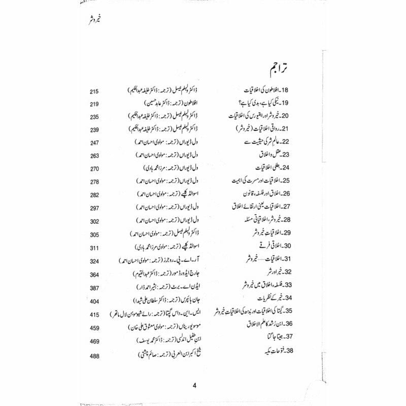 Khair o Shar: Majmua Maqalaat