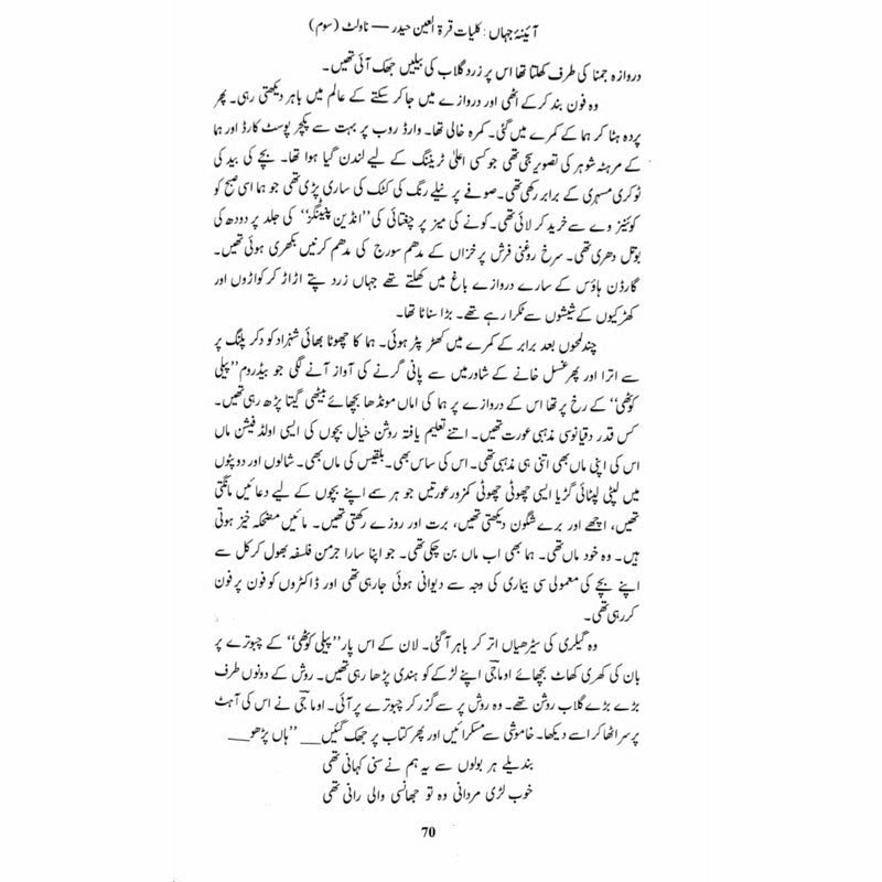 Kulliyaat-e-Quratulain Haider - Aaina-e-Jahaan (3) - Novelette