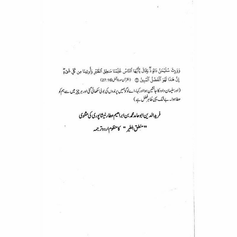 Mantiq ul Tair: Ik Raaz - e - Shanasai - Muhammad Saleem Sethi